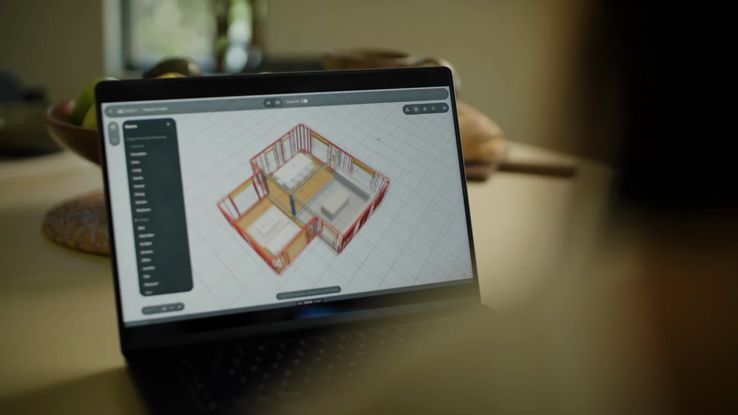 Dream in action: exploring building models on a laptop